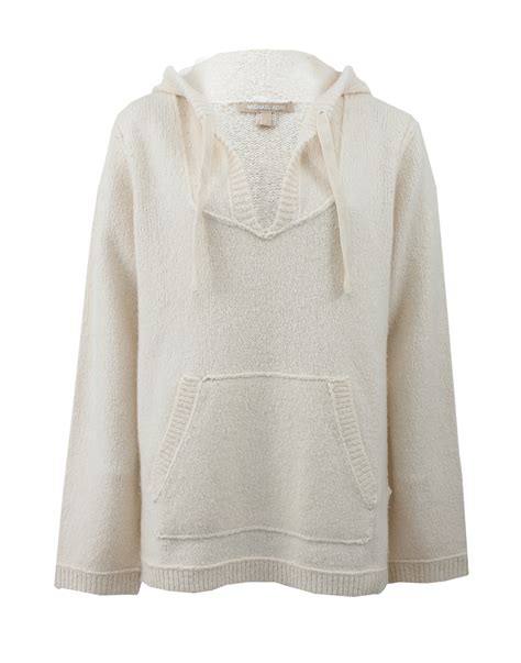 michael kors white womansweater|michael kors women's hoodies.